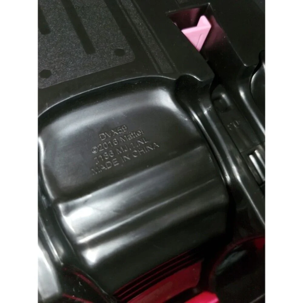 2016 Mattel Barbie‎ Glam Pink Glitter Convertible Car with Seat Belts